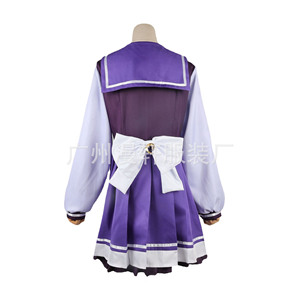 Uniforme de Cosplay de Uma Musume Mejiro McQueen, Vestido Escolar de Anime para Niñas, Estilo Fresco y Dulce, Material de Poliéster - Product Image 2
