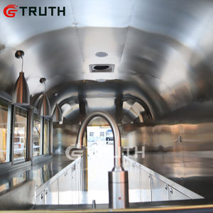 Truth Totalmente equipado Consession Trailer Food Trailer <span class=keywords><strong>Pass</strong></span> Inspection Europa Panadería personalizada Freidora Remolques de alimentos - Product Image 5