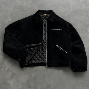 Nouvelle veste en coton rétro pour homme, style workwear, avec col à revers et motif en grille de diamants, veste décontractée polyvalente pour l'extérieur, fabricant de vestes - Product Image 3