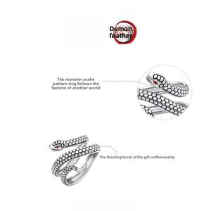 Vente en gros Bague serpent tueur de démons <span class=keywords><strong>Kimetsu</strong></span> <span class=keywords><strong>No</strong></span> <span class=keywords><strong>Yaiba</strong></span> Pilier serpent <span class=keywords><strong>Iguro</strong></span> <span class=keywords><strong>Obanai</strong></span> Bague Cadeau Bijoux - Product Image 4