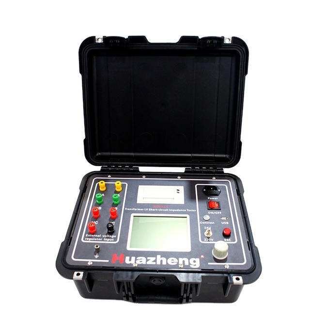 Huazheng Electric HZ2612 Portable Transformer Low Voltage LV Short Circuit Impedance Tester Price
