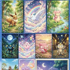 Juego de Cartas de Papel Resistente con Diseño de Anime y <span class=keywords><strong>Manga</strong></span> Japonés DM, con Caja de Regalo para Entretenimiento Familiar y Protección Ambiental - Product Image 3