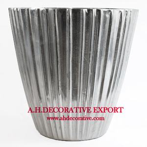 El último florero de aluminio brillante niquelado Metal flor decorativa nuevo diseño jarrón hecho a mano - Product Image 2