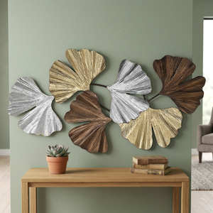 Arte Decorativo Moderno Art Deco, Retrato Grande Galvanizado en Oro, Hecho en India, Arte de Pared de Aluminio Fundido, Decoración para Sala de Estar y Dormitorio - Product Image 6