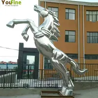 تمثال باندا من الفولاذ المقاوم للصدأ بحجم الحياة, تمثال حيوان لتزيين الحدائق