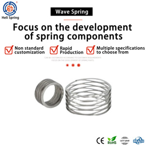 Heli mùa xuân tùy chỉnh độ chính xác cao lồng sóng Lò xo với đồng bằng kết thúc sóng Pad các nhà sản xuất - Product Image 3