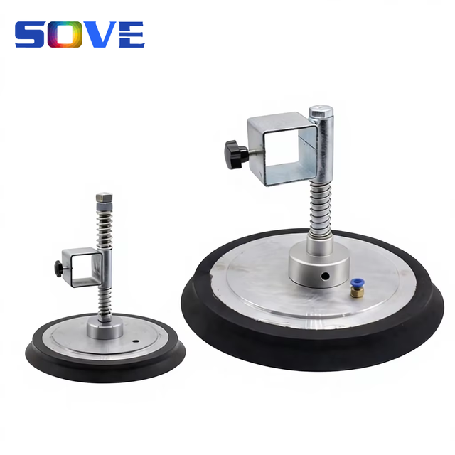 Heavy Duty Vacuum Suction Cup 300mm for Industrial Robotic Glass Panel Lifting with Fitting High Load Capacity Sucker