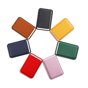 Porte-cartes de crédit personnalisé de luxe multicolores pour étui portefeuille magnétique en cuir pour iPhone 15 <span class=keywords><strong>Pro</strong></span> Max - Product Image 1