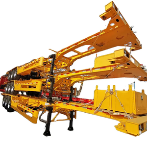 รถพ่วงโครงกระดูก 3 เพลา คุณภาพสูง สำหรับบรรทุกตู้คอนเทนเนอร์ 50 ตัน - Product Image 1