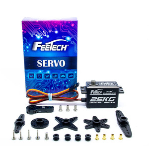Servo Digital Feetech de 25 kg HV180 con Motor sin Escobillas y Engranajes Metálicos para Aviones RC - Product Image 5
