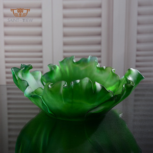 Plat de service de fruits <span class=keywords><strong>en</strong></span> <span class=keywords><strong>verre</strong></span>, décor <span class=keywords><strong>en</strong></span> cristal de Style moderne, <span class=keywords><strong>assiette</strong></span> à bonbons, bol de service de fruits avec couvercle, 1 pièce - Product Image 4