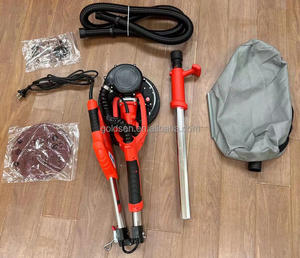 127v 220v 110v 225mm 750w maison mur plafond ponceuse électrique <span class=keywords><strong>girafe</strong></span> cloison sèche ponceuse avec lumière LED longue poignée - Product Image 4