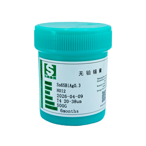 ฮงเชง Sn65BiAg0.3 น้ำยาบัดกรีแบบไม่ต้องล้าง  ความเสียหายต่ำ อุณหภูมิต่ำ สำหรับงานพลังงานใหม่ แผงวงจรพิมพ์ยานยนต์  ดีบุก เงิน ปราศจากสารตะกั่ว - Product Image 1