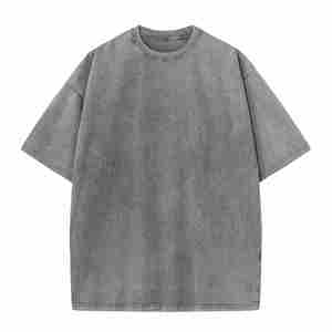 Camiseta Retro de Manga Corta para Hombre y Mujer, 230g, Algodón Puro, Estilo Americano, con Logotipo Personalizado - Product Image 3