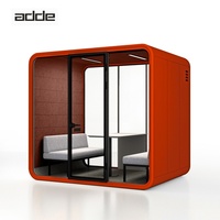 Cabines de bureau insonorisées modernes et cloisons pour immeubles de bureaux et utilisation extérieure, cadre en alliage d'aluminium, vente en gros
