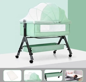 Giường trẻ sơ sinh di động, giường chăm sóc trẻ sơ sinh, cũi trẻ sơ sinh dùng cho bệnh viện, nhà ở, trung tâm hậu sản - Product Image 4
