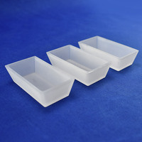 Barquette en quartz givré rectangulaire/carrée sur mesure, haute pureté, 400 Mesh (38m) JGS2 pour usage en laboratoire et semi-conducteurs