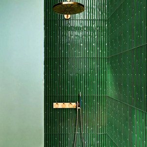 200*500 làm bằng tay hiện đại phong cách hình học tre hình gốm nhà vệ sinh tường gạch cho phòng tắm biệt thự trung tâm khách sạn thanh nền - Product Image 2