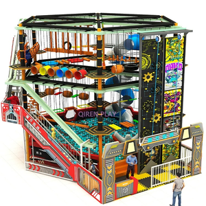Parcours d'obstacles Offre Spéciale <span class=keywords><strong>Ninja</strong></span> <span class=keywords><strong>Warrior</strong></span> avec mousse Pit Fun et équipement d'exercice passionnant parc d'attractions pour enfants et adultes - Product Image 1