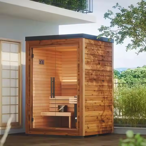 Kamar <span class=keywords><strong>Sauna</strong></span> luar ruangan, <span class=keywords><strong>Sauna</strong></span> uap kering kualitas tinggi dengan kompor dan batu - Product Image 6