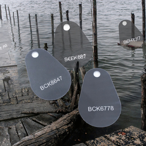 ABS vòng đen NFC <span class=keywords><strong>Key</strong></span> <span class=keywords><strong>Fob</strong></span> với chính hãng 13.56MHz RFID chip Vật liệu PVC không thấm nước và đôi kim loại Keyring cho kiểm soát truy cập - Product Image 3