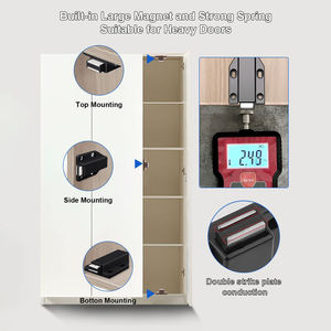 Al por mayor precios <span class=keywords><strong>baratos</strong></span> captura de la puerta magnética de plástico blanco - Product Image 3