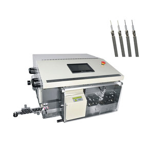 High quality automatic COAX wire coaxial cable multi layers outer plastic skin stripping and cutting machine - Product Image 6