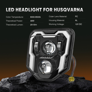Phare Led approuvé Emark pour <span class=keywords><strong>Husqvarna</strong></span> 2024-2025 <span class=keywords><strong>TE</strong></span> <span class=keywords><strong>125</strong></span> 150 250 300 300Pro accessoires de moto 12V - Product Image 3
