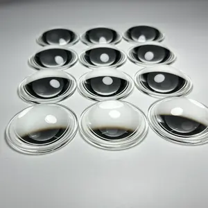 Factory Direct Sales Multiple Specifications PMMA Plastics Optical Convex Lens LED Projection Lamp Lenses Plastic Lens