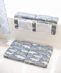 แผ่นรองเข่าและข้อศอกสำหรับอาบน้ำสำหรับเด็กแผ่นรองเข่าและข้อศอกแบบพรีเมี่ยมกันลื่นหนาลึกสำหรับอ่างอาบน้ำ - Product Image 1