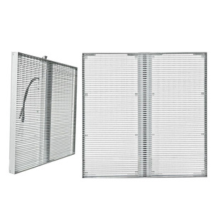 Pantalla LED Transparente P3.91-7.82 de 3840Hz <span class=keywords><strong>para</strong></span> Publicidad en Escaparates, Panel de Aluminio Semi Exterior <span class=keywords><strong>para</strong></span> Ventanas de Vidrio - Product Image 4