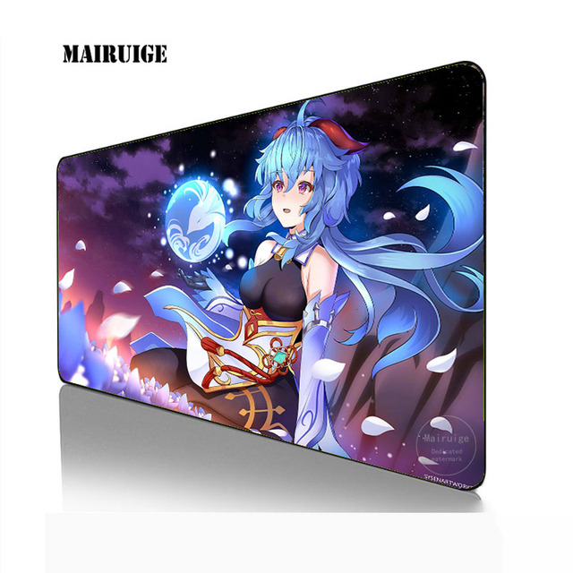 Large Size Custom logo Printed Gaming Desk Mat Extended Anti-slip Rubber Mousepad for Laptop