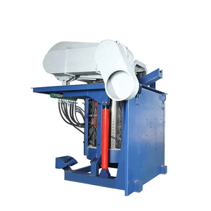 Horno de Inducción de Acero para Fundición de Metales, Venta Directa de Fábrica, Estructura de Acero, Inclinación Hidráulica, Motor de 1T2T3T5T - Product Image 4
