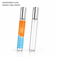 Flacons de parfum vides en gros 35 ml avec capuchon doré, atomiseur de poche rechargeable, boîte de présentation de 24 pièces, logo personnalisé