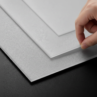 Plaque de polycarbonate transparente mate pour supermarché, bureau, toiture, auvent, panneau PC solide avec revêtement UV