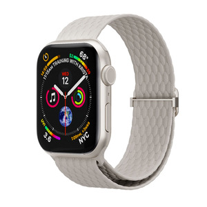 2024 nuevo diseño de <span class=keywords><strong>correas</strong></span> de reloj deportivas de moda resistente al agua elegante correa de cuero de nailon elástico <span class=keywords><strong>alternativas</strong></span> que mejoran su reloj - Product Image 2