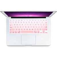 Verkaufsschlager: Farbverlauf Hellrosa Silikon-Tastaturabdeckung für MacBook Air 13" 15" 17 Pro mit Retina-Schutz Laptop