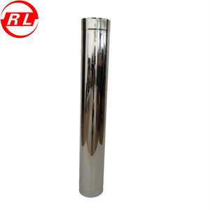 <span class=keywords><strong>Simple</strong></span> de Mur D'OEM Cheminée Cheminée En Acier Inoxydable Argent De Tuyau Droit - Product Image 5