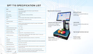 15.6 Inch Touch Screen AI Camera Label Barcode Digital Scale with Price Computing Android <b>POS</b> <b>System</b> for Supermarket Meat Shop - Product Image 6