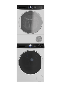 Lave-linge intelligent multifonctionnel 10,1/12,0 kg en acier inoxydable avec sécheuse intégrée, classe énergétique A, usage domestique, lavage automatique - Product Image 2