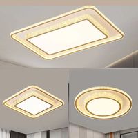 Ensemble de plafonniers en cristal moderne et minimaliste Éclairage LED IP65 de luxe pour le salon Chambre à coucher Salle à manger Toute la maison