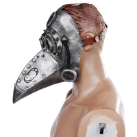 Masque de peste steampunk en latex avec bec d'oiseau, exclusivité transfrontalière pour Halloween et best-seller eBay, idéal pour les soirées costumées