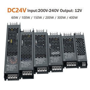 AC190V-240V Ultrathin <b>LED</b> Power Supply DC12V / <b>24V</b> Lighting Transformers 60W 100W 150W 200W 300W 400W <b>LED</b> <b>Driver</b> Power Adapter - Product Image 2