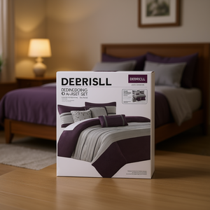 Debrisll <b>Comforter</b> <b>Set</b> 7 Piece Floral Woven Queen King Size Bedroom Bedding - Product Image 2