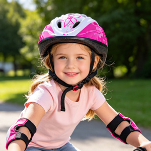 Casques de vélo pour enfants légers en EPS PVC, sécurité supérieure, double usage, certifiés CE, 14 aérations, durables pour la protection de la tête - Product Image 1