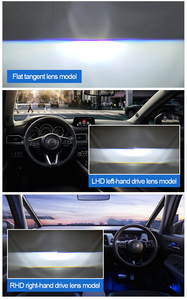 Système d'éclairage automobile pour voitures, phare <span class=keywords><strong>LED</strong></span> de <span class=keywords><strong>3</strong></span> pouces, 45 W, 5500 K, faisceau haut et bas, double puce <span class=keywords><strong>LED</strong></span>, lentille de projecteur Bi <span class=keywords><strong>LED</strong></span> - Product Image 4