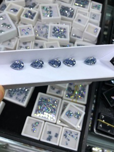 최고의 생산 보석 하이 퀄리티 색상 블루 그라 모이사나이트 다이아몬드 보석 외계인 컷 모이사나이트 - Product Image 2