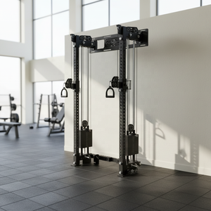 Half Power Rack - Cage à Squat Mi-haute - Heavy Duty - Noir - Occasion (boîte Ouverte)