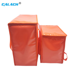 Autocollant personnalisé avec logo, sacs isothermes de qualité, sacs isothermes pour aliments chauds, sacs à pizza, ensemble de 2 sacs de livraison de nourriture pour la livraison de nourriture - Product Image 3