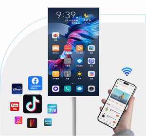 Sistema Android Venta caliente 21,5 pulgadas portátil Smart Tv pantalla táctil con precio bajo soporte Tv giratorio Smart Mobile Tv - Product Image 5